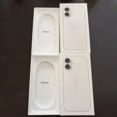 Apple iPhone 17 ホワイト 2個セット　箱のみ