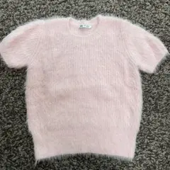 zara 半袖ニット　ピンク　M