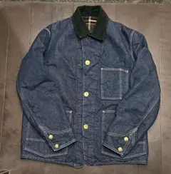 新品未使用ATLAST&CO 25SS カバーオールLot755 42 AtLast&Co.◇40s/WWII/大戦モデル/カバーオール/36/デニム/IDG/無地
