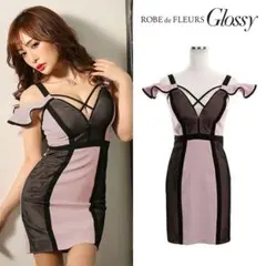 ROBE de FLEURS ローブドフルール ミニキャバドレス GL1736