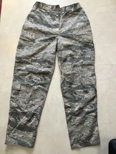 US Air Force米軍放出品タイガーカモ ダブルニーミリタリーカーゴパンツ