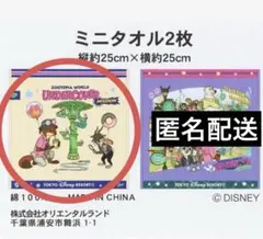 ズートピア　タオル　ディズニーランド　ディズニーシー　ディズニーリゾート