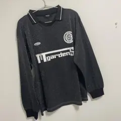 MSG オーバーサイズ襟配色ロゴプリントゲーム長袖Tシャツユニフォームシャツ23