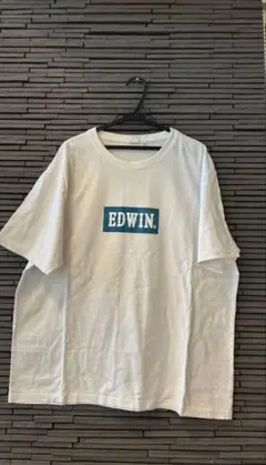 EDWIN ホワイト Tシャツ XL