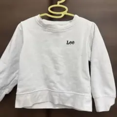 Lee ホワイト クルーネック トレーナー