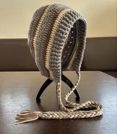 ボンネット　フード帽　ニット帽　バラクラバ