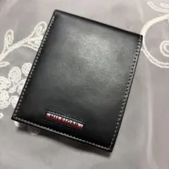 トミーヒルフィガー 二つ折り財布 ブラック