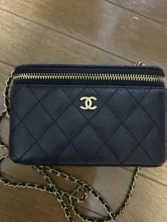 ブラックレザー ショルダーバッグ　ノベルティ