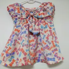 mezzo piano リボントップス 100