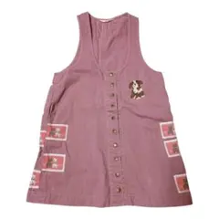 即日発送✨刺繍ワンピース　SS BABYPINKHOUSE ベビーピンクハウス