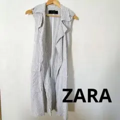 ZARA BASIC ストライプ ノースリーブベストのサムネイル