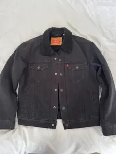 Levi's ブラックデニムジャケット S