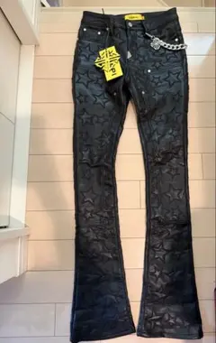 GUAPI バックルレザーパンツ 28 - メルカリ