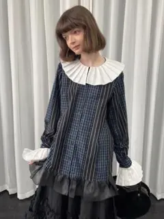 HEIHEI ヨークドッキングスーツワンピース GRAY - メルカリ