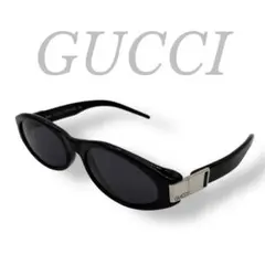 GUCCI GG2196/S Y2K オーバルサングラス 黒 GGロゴ - メルカリ
