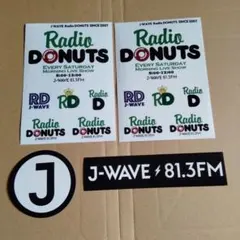 J-WAVE Radio DONUTS ステッカーセット