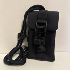 モンクレール MONCLER ネックポーチ スマホショルダー ブラック 美品