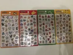 《新品　正規品》韓国限定　ポケモン　3Dシール　４種セット　ポケットモンスターのサムネイル