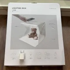 《美品》LIGHTING BOX Lサイズ 撮影ボックス LEDライト付き