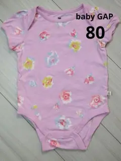 baby GAP 花柄ボディスーツ 12-18ヶ月