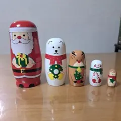 木製マトリョーシカ 5個セット　ニトリ
