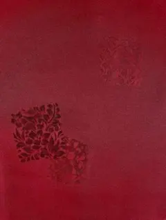 道行 / 和装コート　地紋　色紙散しに草花