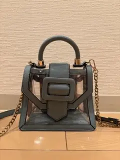 ZARA クリアハンドショルダーバッグ