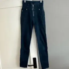 【moussy】スキニーデニム ダークブルー サイズ2