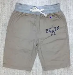 Champion BKLYN NY ハーフパンツ　M ベージュ