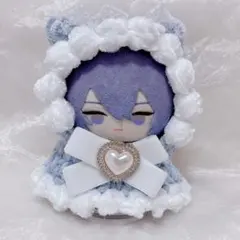 ぽこぽこ猫耳ポンチョ にじぱぺ 10cmぬい