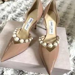 ジミーチュウ オーレリー85 パテントレザーパンプス