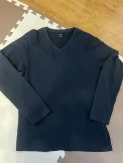 UNIQLO 長袖カットソー ブラック　L