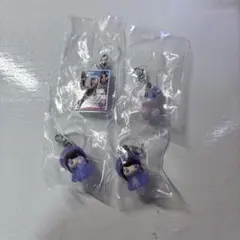 アイカツめじるしアクセサリー4個紫吹蘭エンジェリーベアセクシーカードチャーム