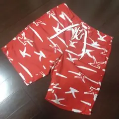 ヘリーハンセン　レディース　М　スイムウェア　スイムパンツ　ハーフパンツ　レッド