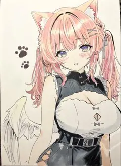 あ*り様 オリジナルイラスト手描き一点物原画コピック