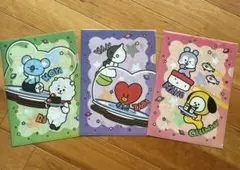 新品☆BT21 クリアファイル3枚セット