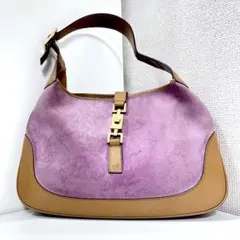HOBBS LONDON パープル スエード ハンドバッグ、クラッチバッグ - メルカリ