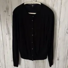 UNIQLO ブラック カーディガン XL