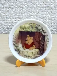 ［レトロ］クマのプーさん☆ミニチュアコレクション絵皿 ガチャガチャ レア❗️