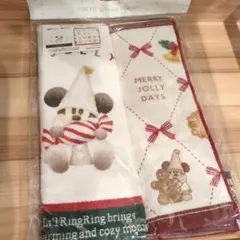 東京ディズニーリゾート 2024年クリスマス リルリンリン ミニタオル2枚セット