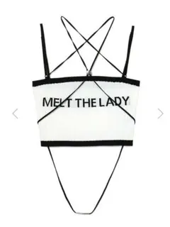 MELT THE LADY logo cross camisole - メルカリ