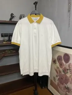 DUNLOP ポロシャツ ホワイト イエロー LLのサムネイル
