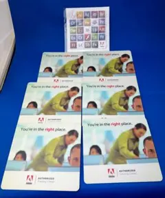 Adobe 認定トレーニングセンター マウスパッド 6枚セット+おまけジャンク品