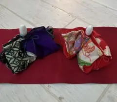 小豆入り　雛人形　お手玉風