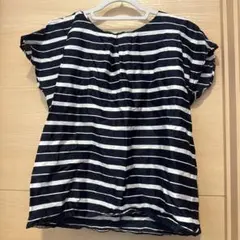新品同様　ロペピクニック　ストライプ 半袖トップス リボン付き　2way