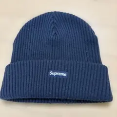 #Supreme ネイビー ニット帽