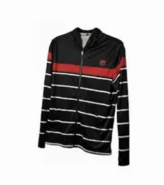 FILA ストライプ ジップアップパーカー ランニング トレーニング スポーツ
