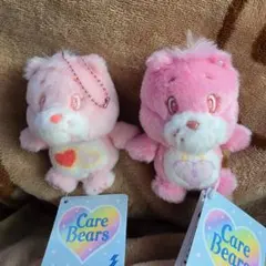 ケアベア ミルキーカラーおすわりマスコット 二体