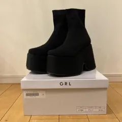 teteさん専用　GRL 厚底ヒールソックスショートブーツ［zr1460］