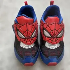 け*こ様 スパイダーマン キッズスニーカー　17cm美品のサムネイル